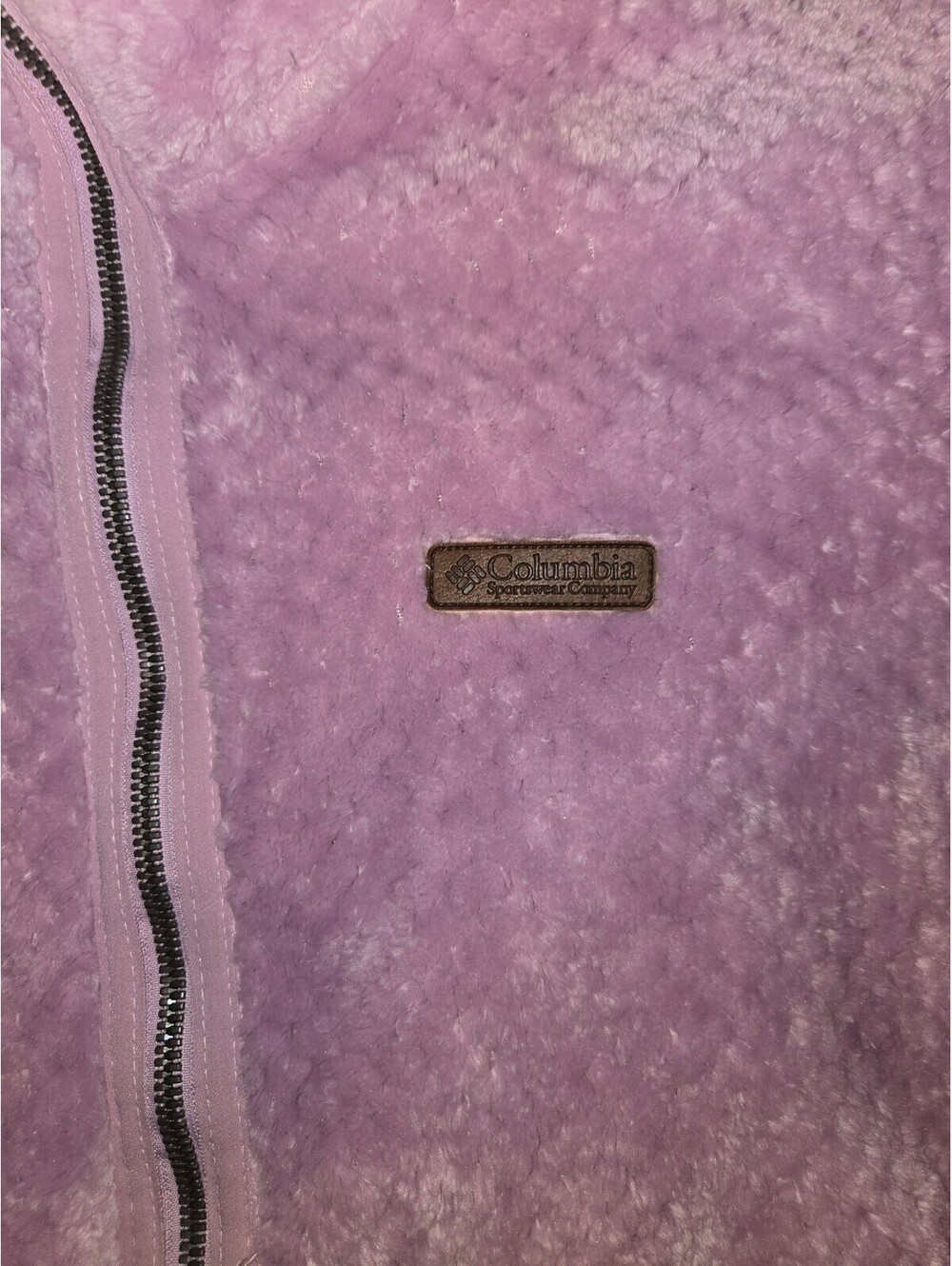 Columbia Fleece Jacket Women's Lavender Full Zip - Picture 2 of 2